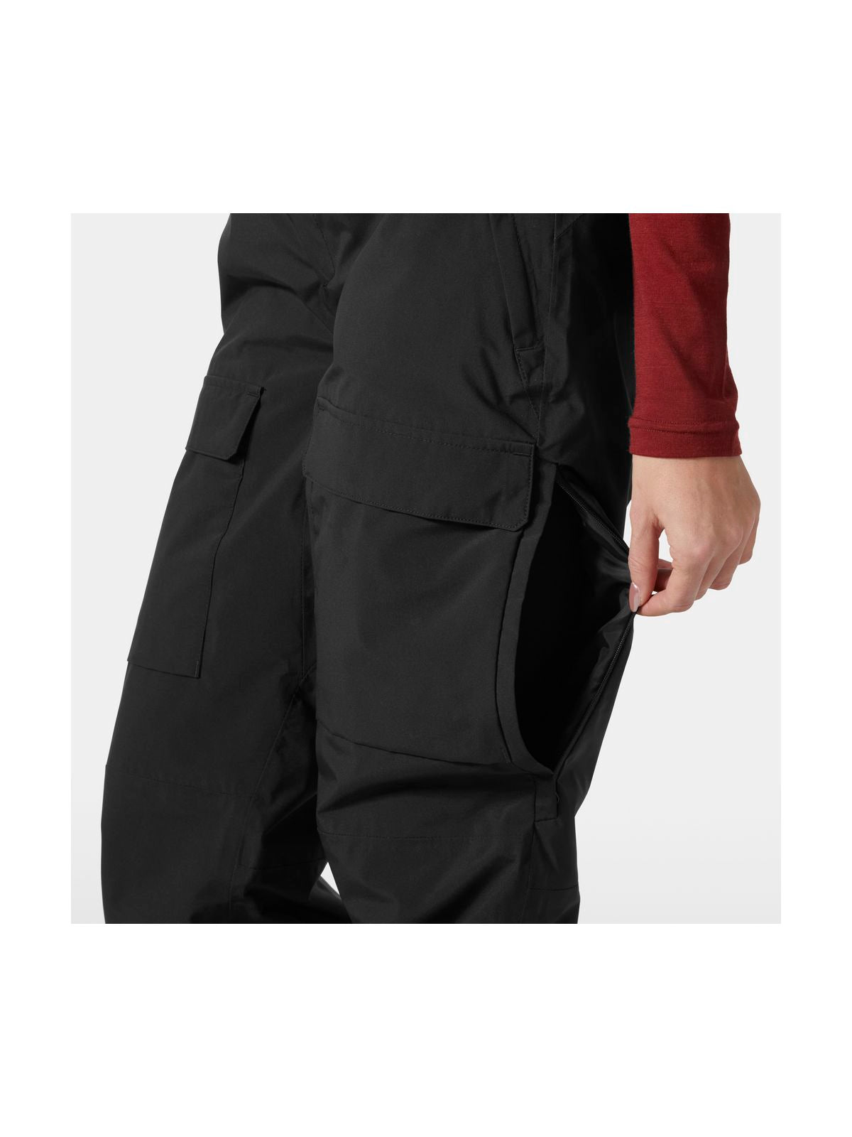 Spodnie narciarskie damskie HELLY HANSEN W SWITCH CARGO 2.0 PANT czarne