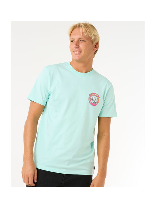 Koszulka męska RIP CURL Shred Til Tee błękitna

