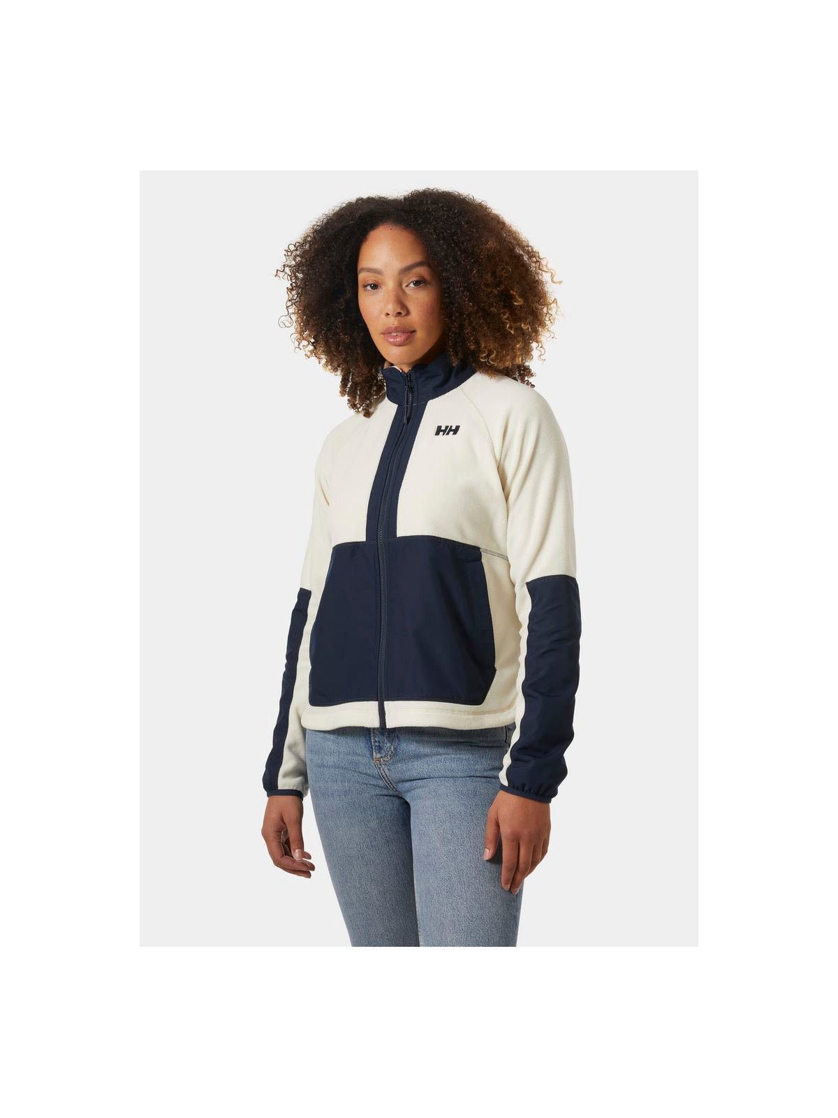 Kurtka damska HELLY HANSEN W Rig Fleece Jacket  kolor beżowy