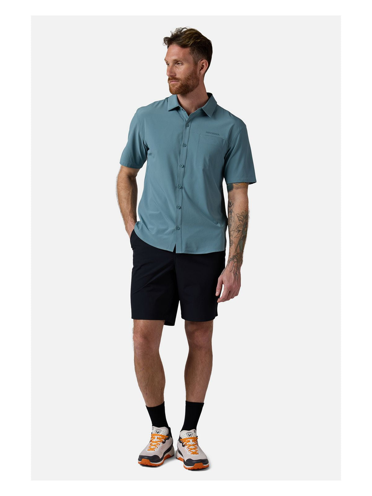 Szorty elastyczne ROSSIGNOL Lycian Short 9’ czarny - Adventure Sports