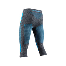 Legginsy męskie 3/4 X-BIONIC Energy Accumulator 4.0 ciemny szary/niebieski
