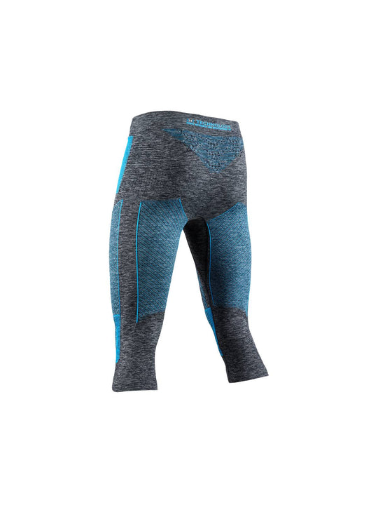 Legginsy męskie 3/4 X-BIONIC Energy Accumulator 4.0 ciemny szary/niebieski
