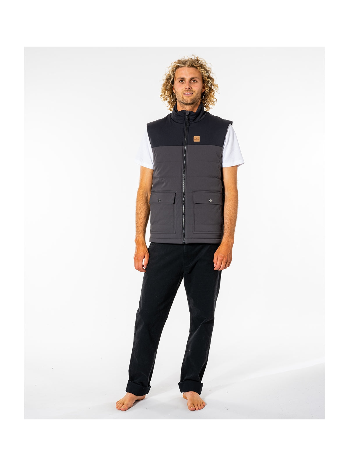 Kamizelka RIP CURL Anti Series Ridge Vest czarny