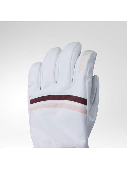 Rękawice narciarskie damskie ROSSIGNOL W Piste Ski Gloves R-Shell Dry białe

