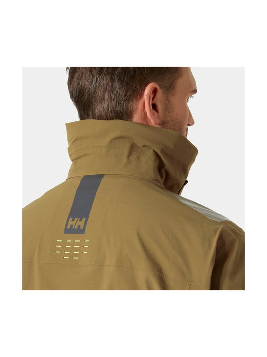 Kurtka narciarska męska HELLY HANSEN ATLAS INFINITY STRETCH JACKET brązowa
