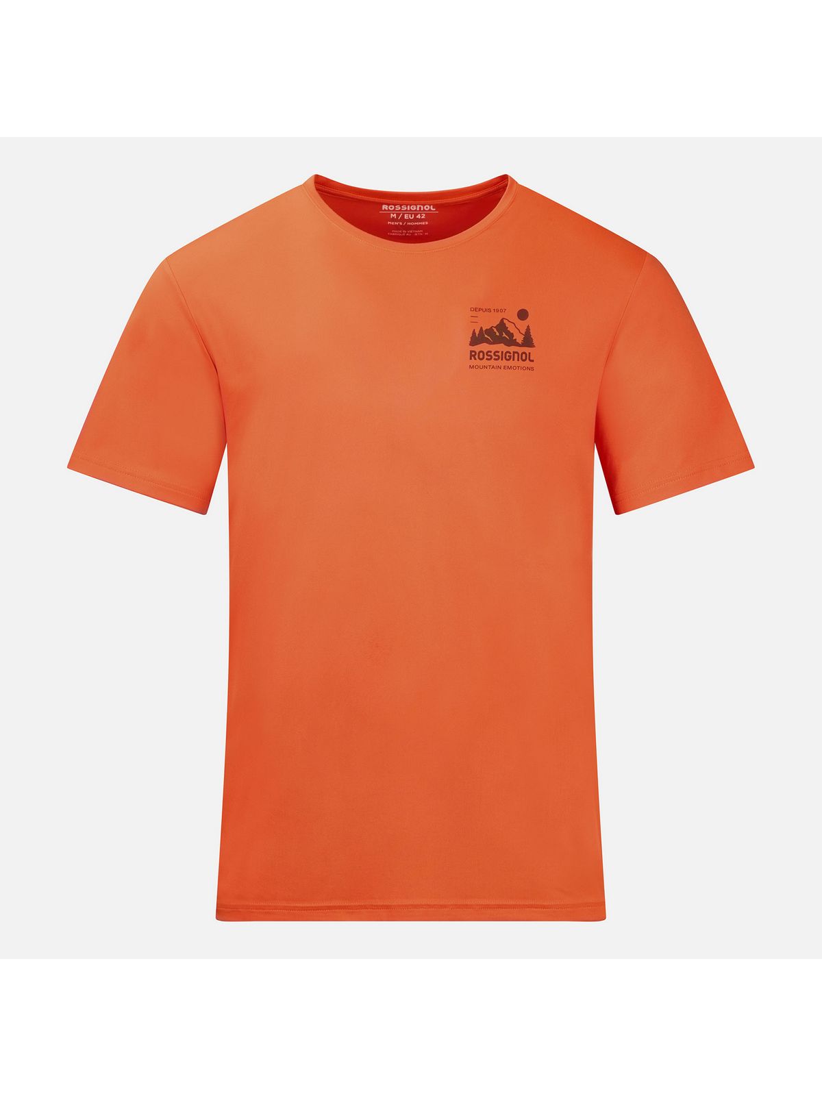 Koszulka męska ROSSIGNOL M Graphic Active Tee pomarańczowa