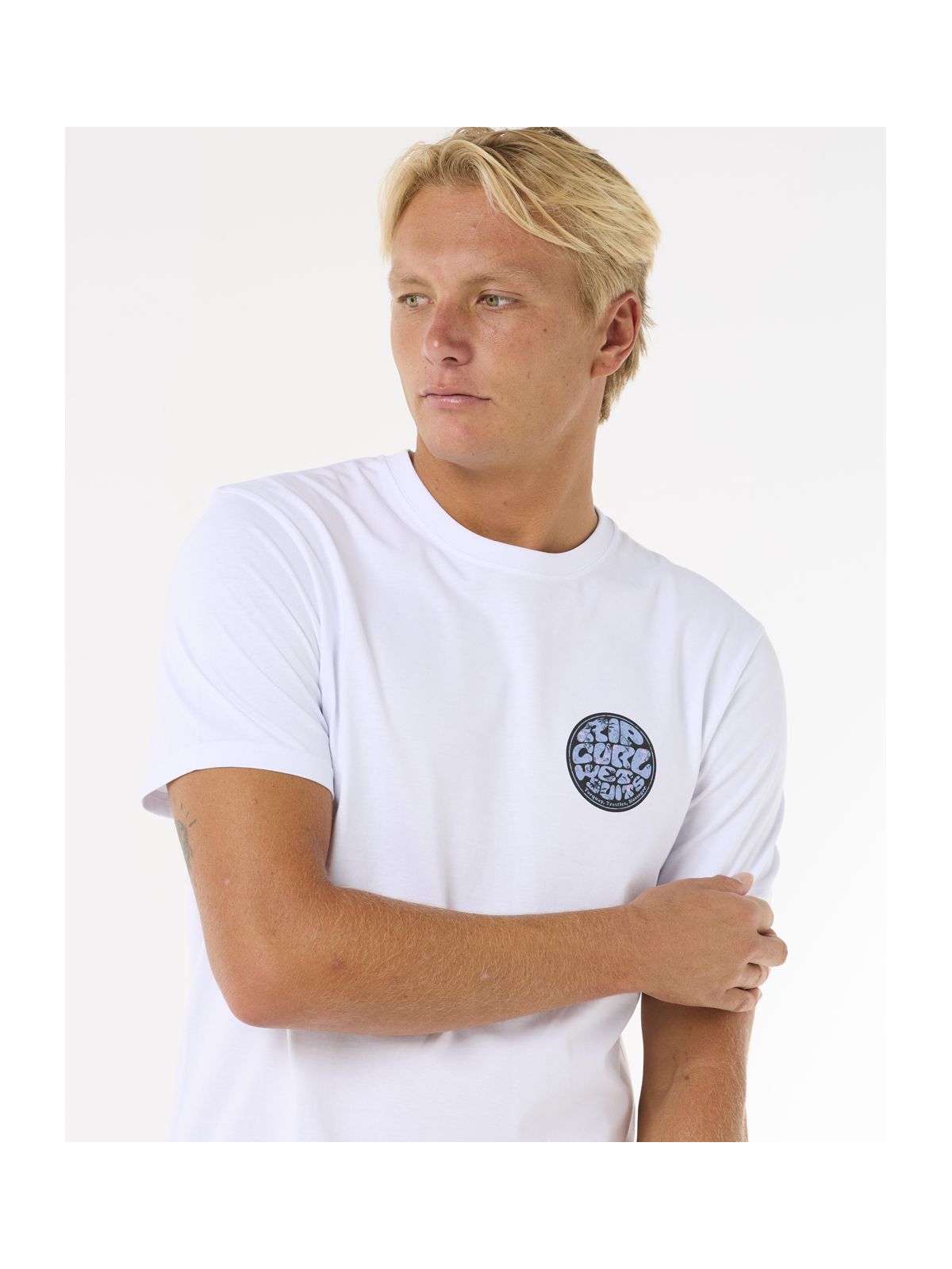 Koszulka RIP CURL Wettie Passage Icon Tee biały