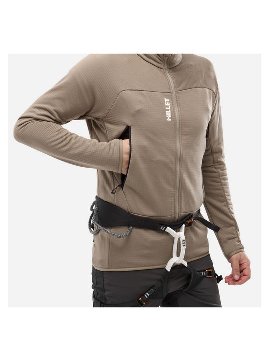 Bluza męska MILLET Fusion Grid Jkt M brązowa
