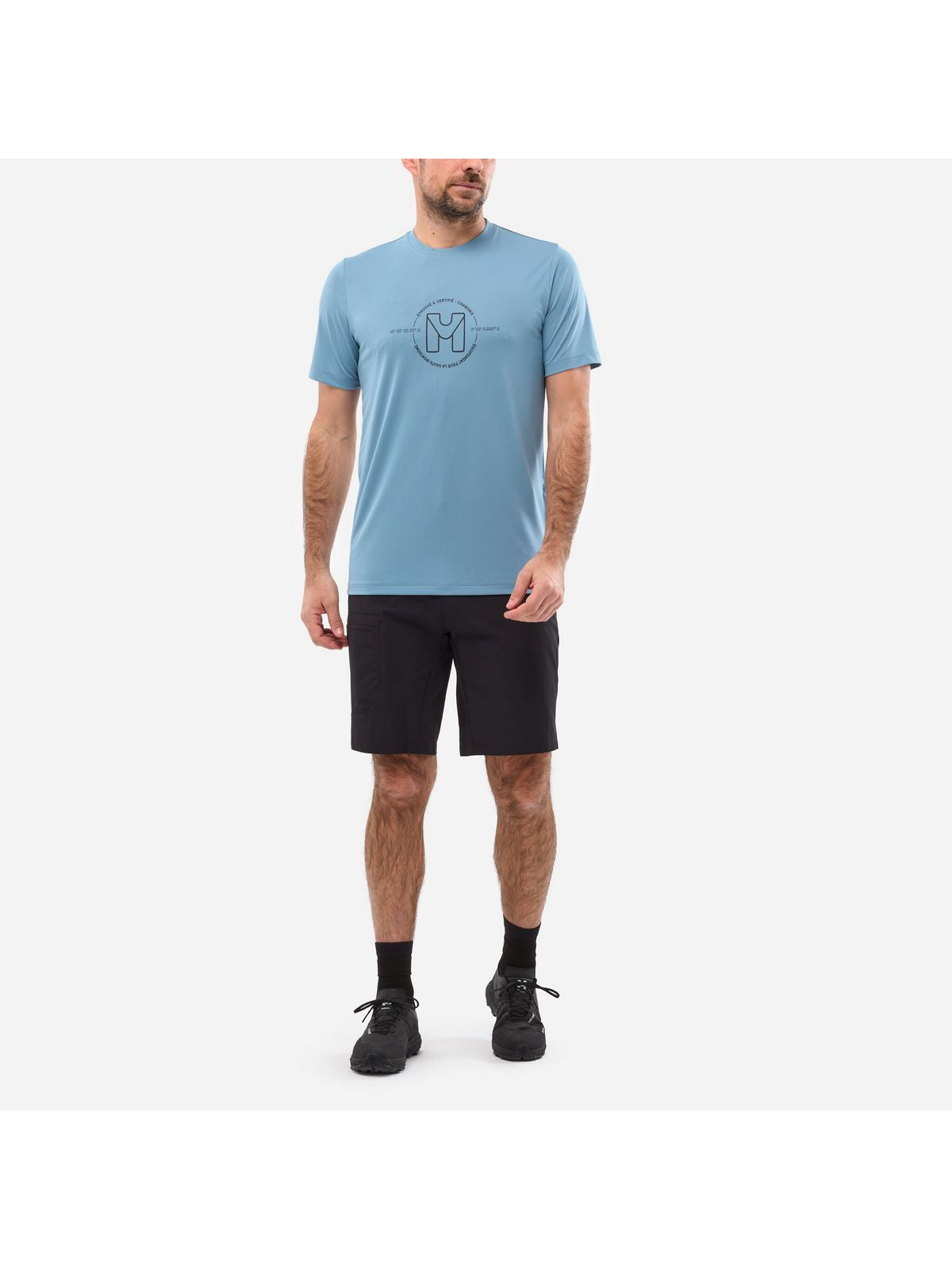 Koszulka MILLET UBIC LIGHT TS SS M niebieski - Adventure Sports