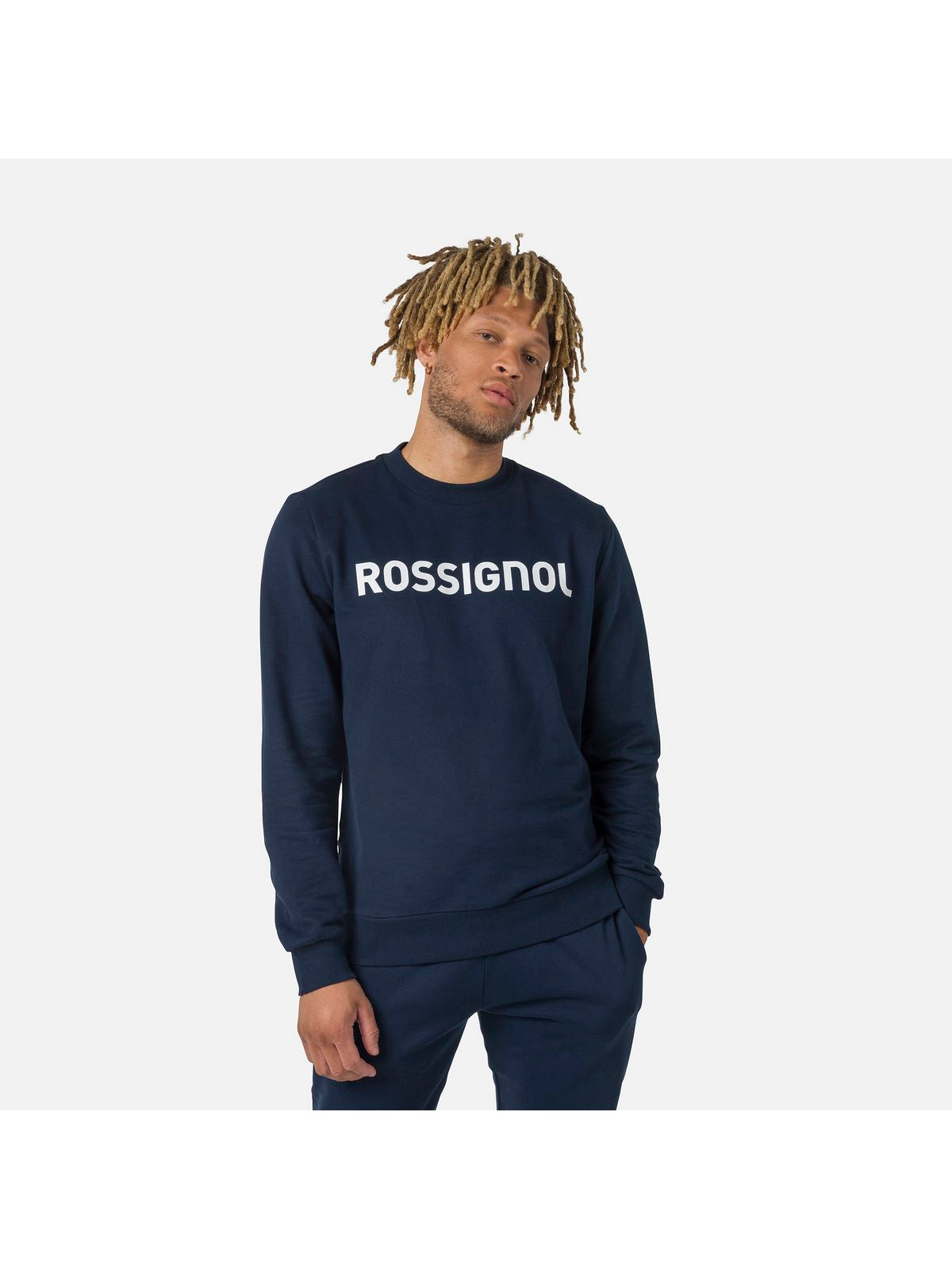 Bluza Rossignol LOGO SWEAT RN FL granatowy