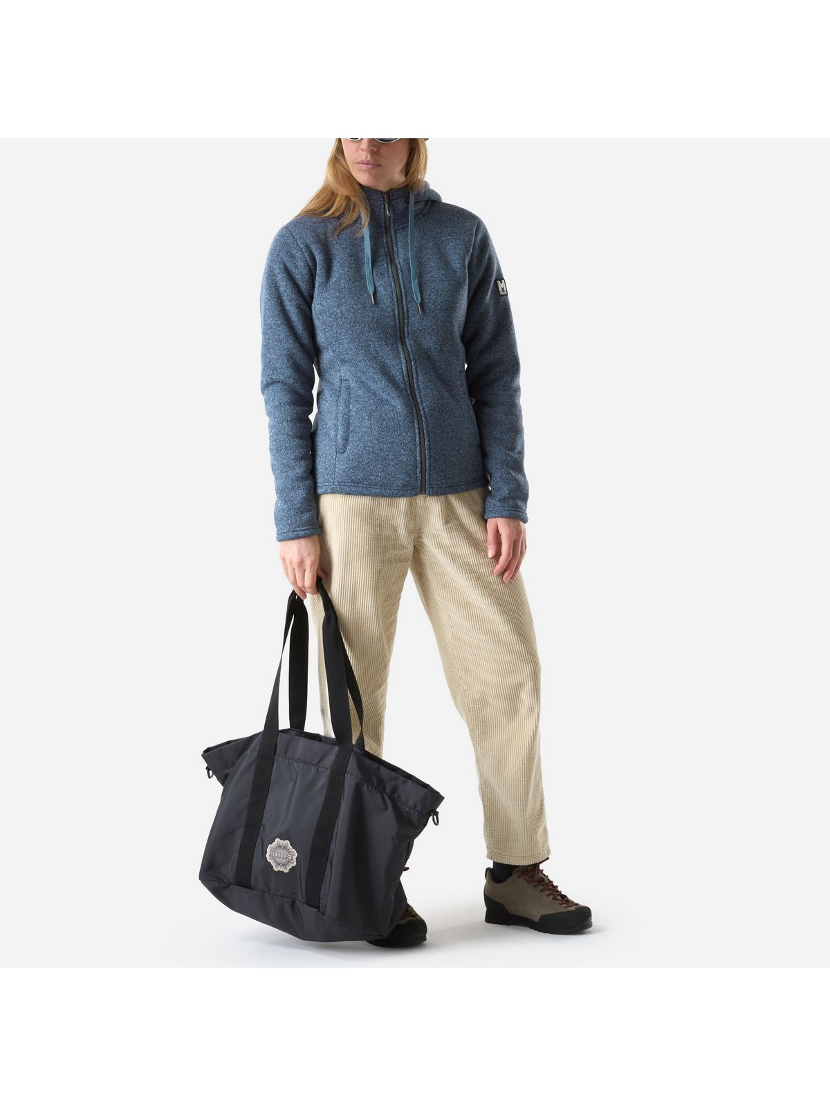Bluza damska MILLET W Chamonix Knitwarm Hoodie W niebieska