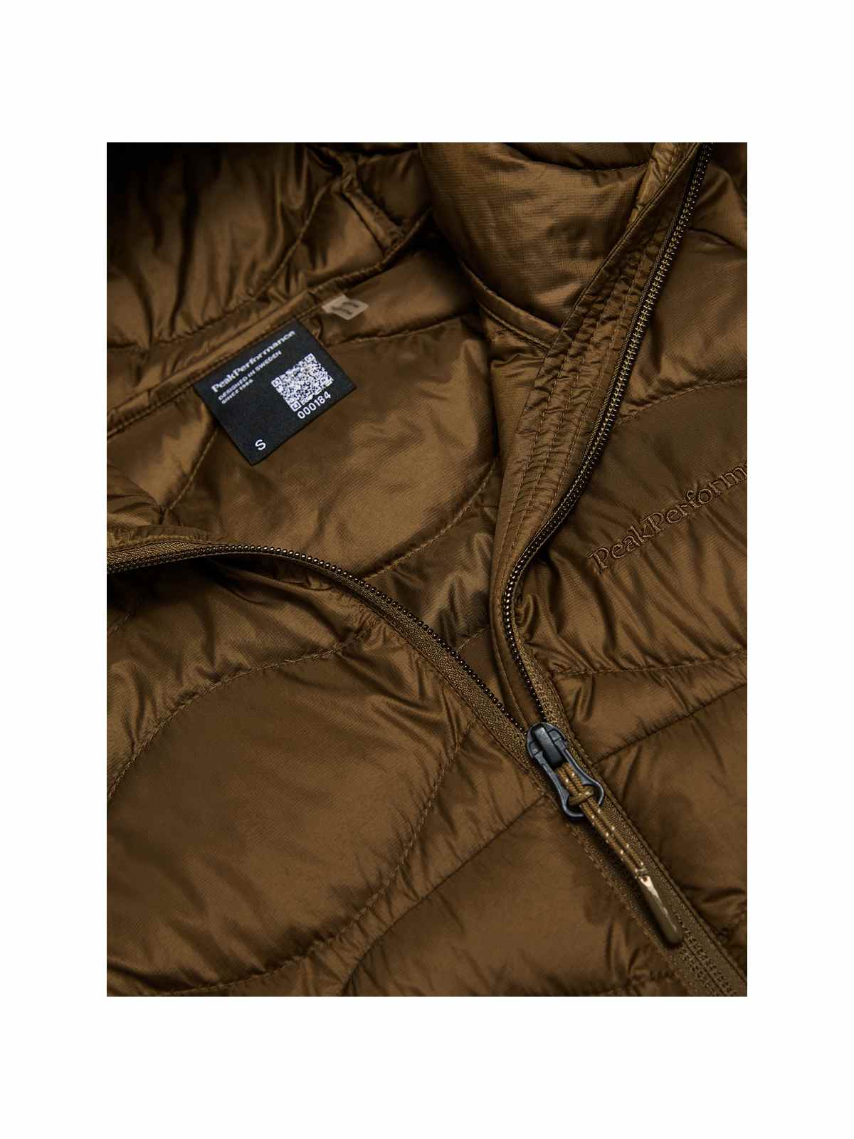 Kurtka damska PEAK PERFORMANCE Helium Nova Down Hood Jacket brązowa