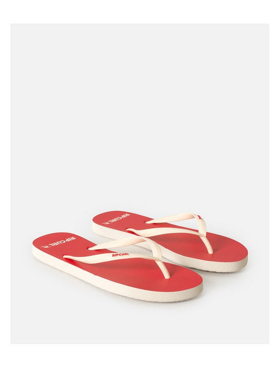 Japonki plażowe damskie RIP CURL Bondi Bloom Open Toe czerwone
