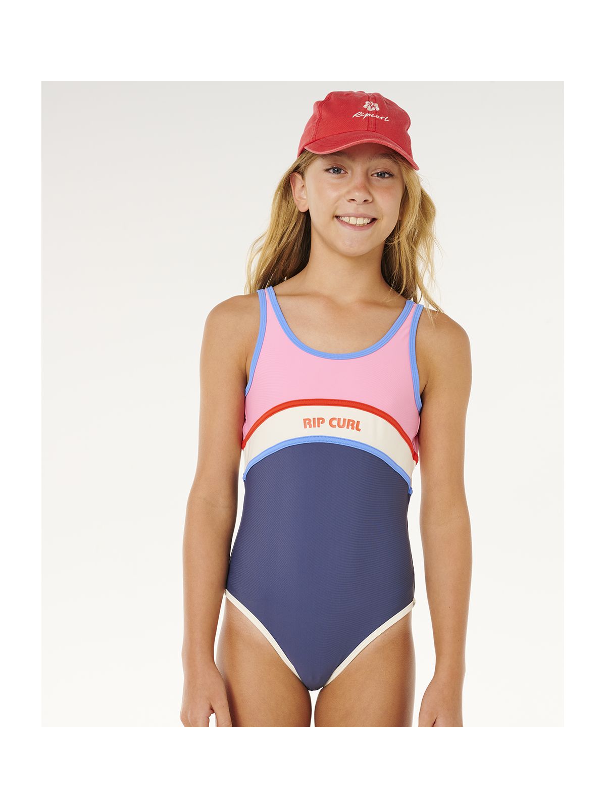 Kostium Kąpielowy dziecięcy RIP CURL Surf Revival 1 Piece - Girl granatowy