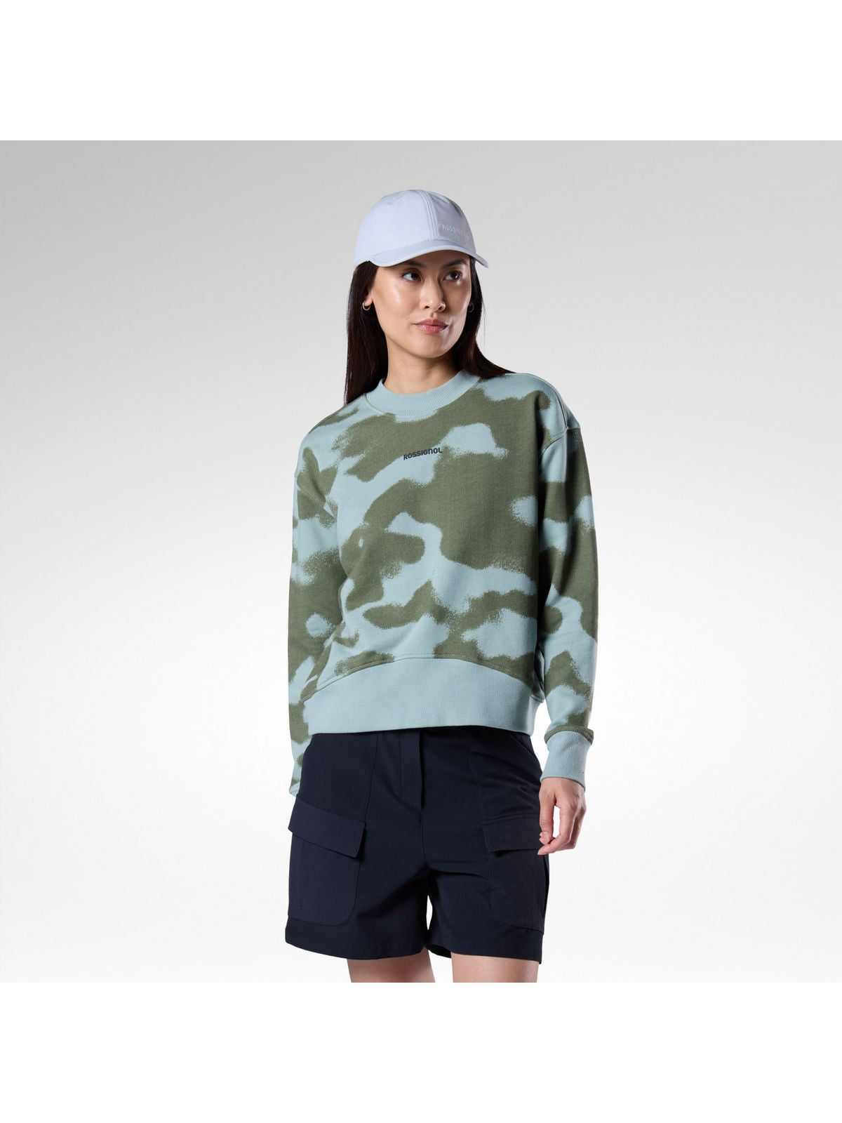 Bluza damska ROSSIGNOL W Logo Cn zielona