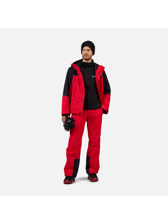 Bluza męska męska ROSSIGNOL BLACKSIDE MIX FZH FLEECE czarna
