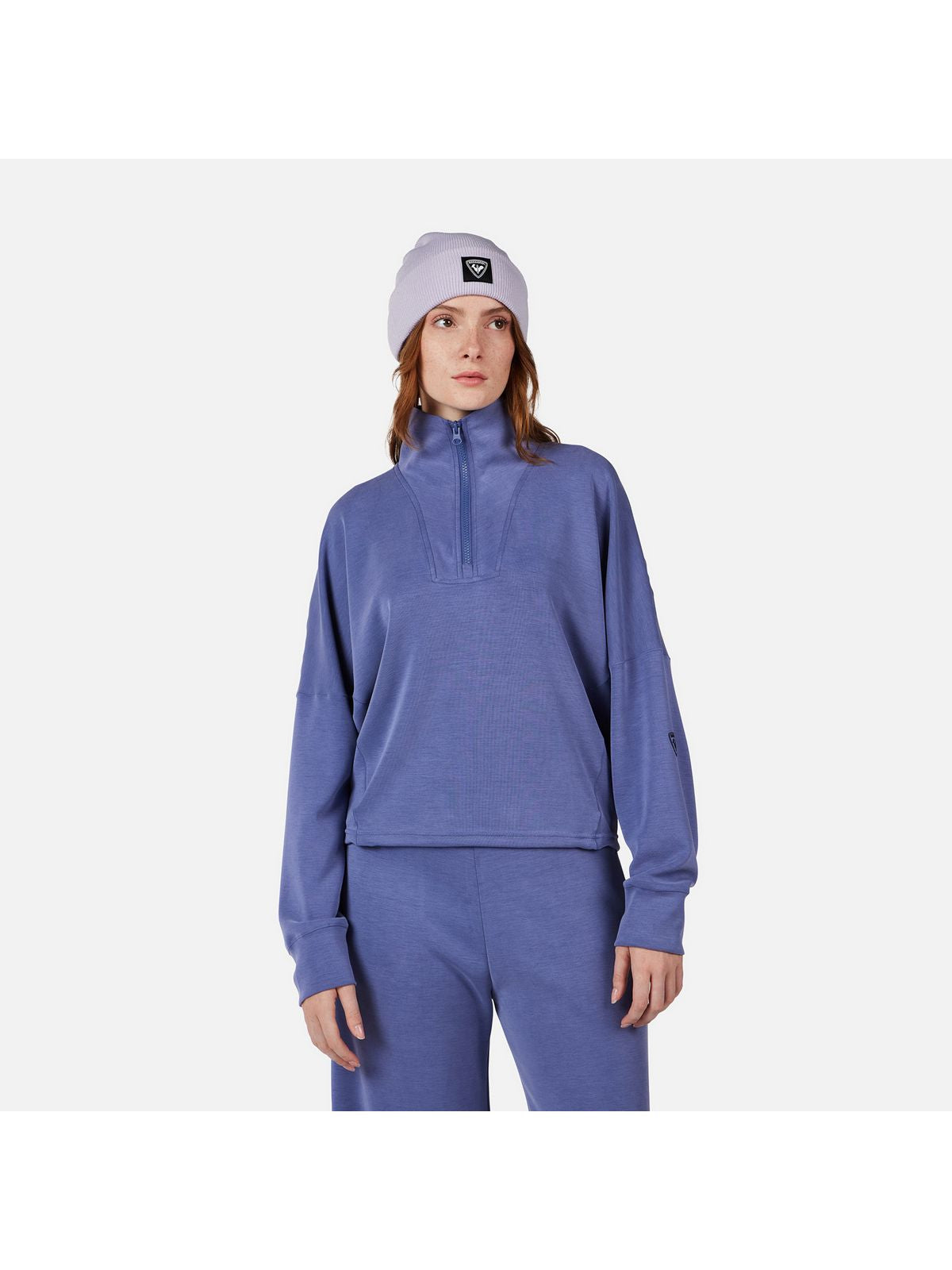 Bluza damska ROSSIGNOL W CHAVANETTE HZ SCUBA FLEECE niebieska