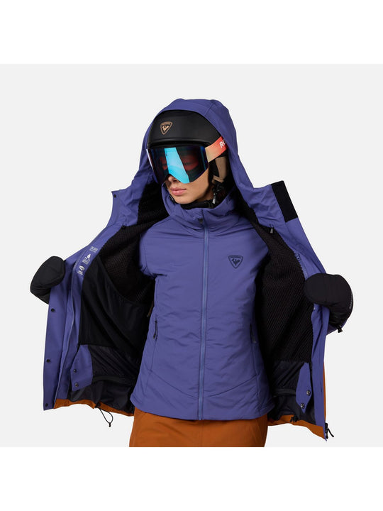 Kurtka narciarska damska ROSSIGNOL W DESAFIO 2L SHELL JKT niebieska
