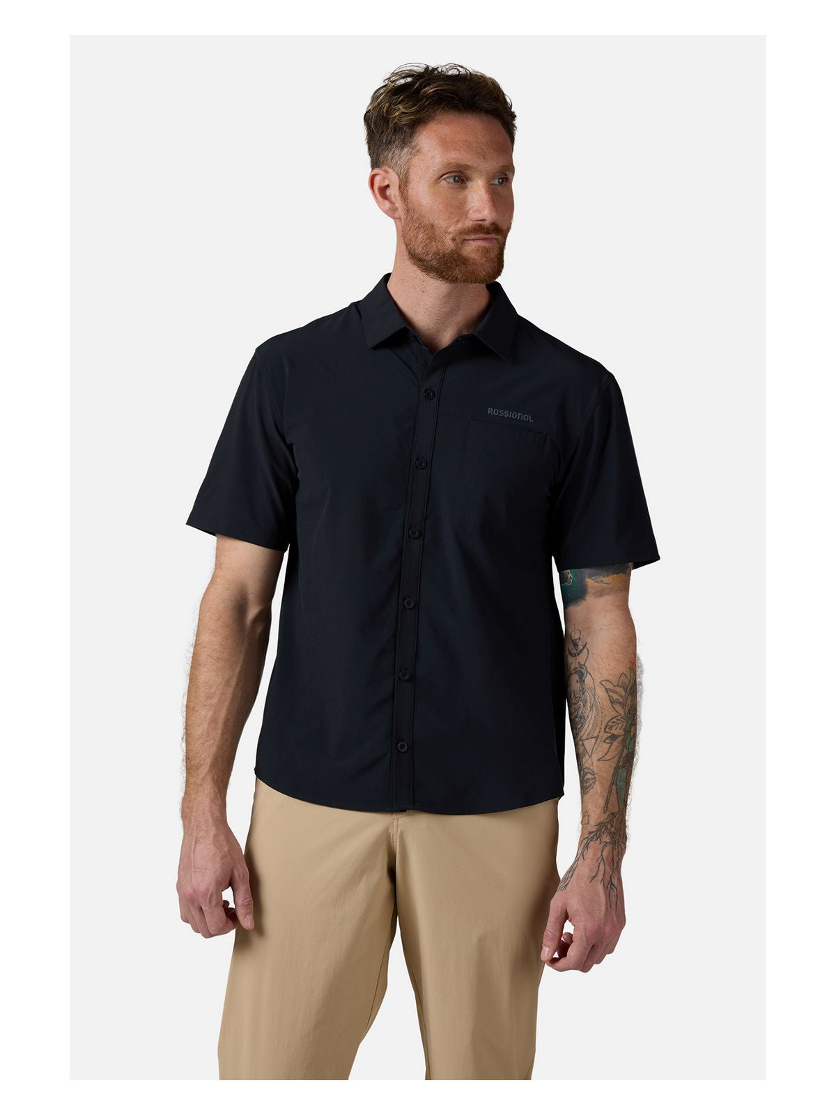 Koszula męska ROSSIGNOL LYCIAN SHIRT czarny - Adventure Sports