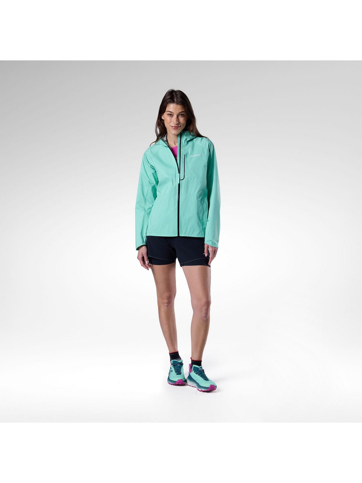 Kurtka damska ROSSIGNOL W Rainproof 2.5L Shell Jkt zielona