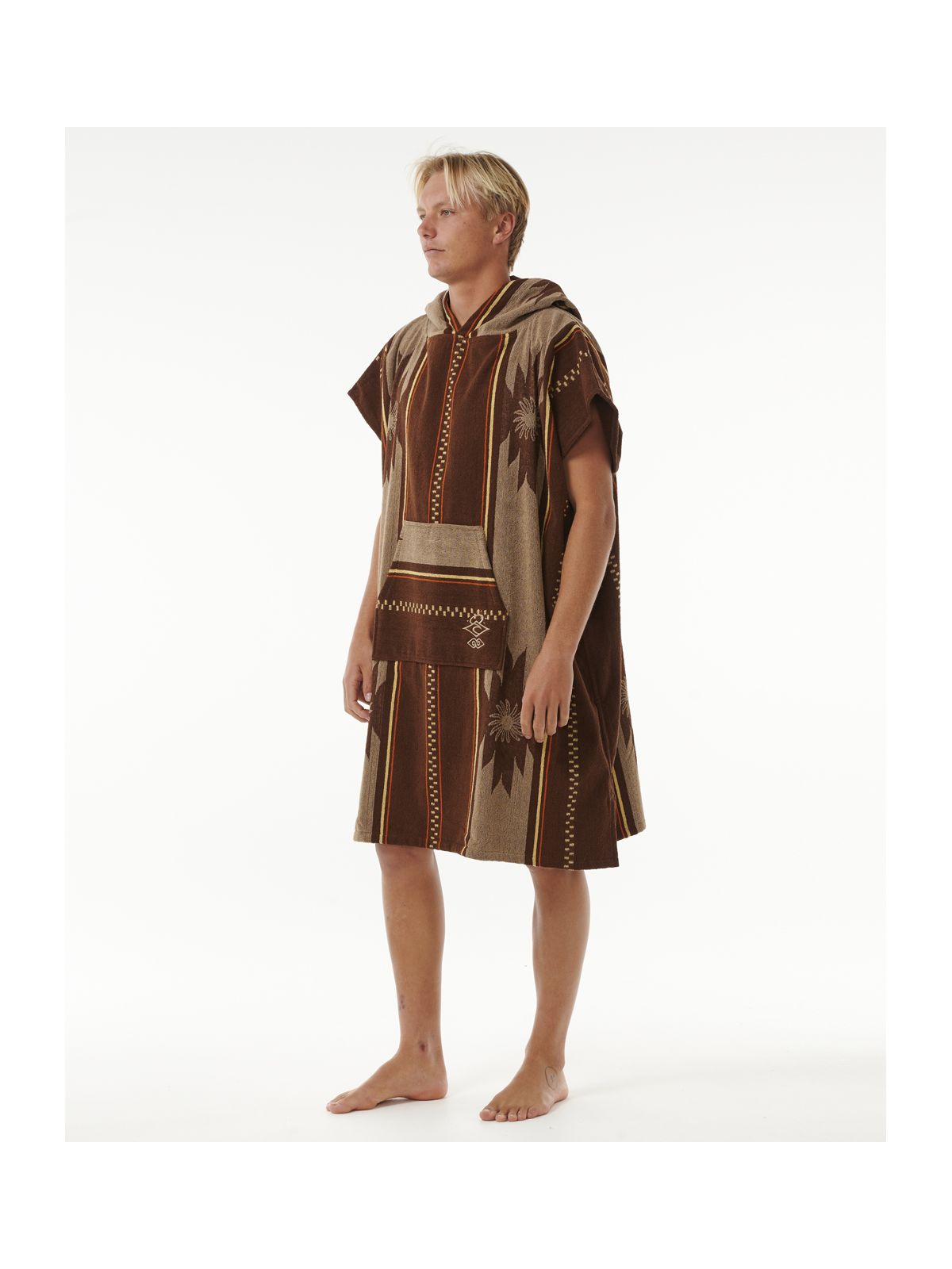 Ponczo RIP CURL Searchers Hooded Towel brązowy