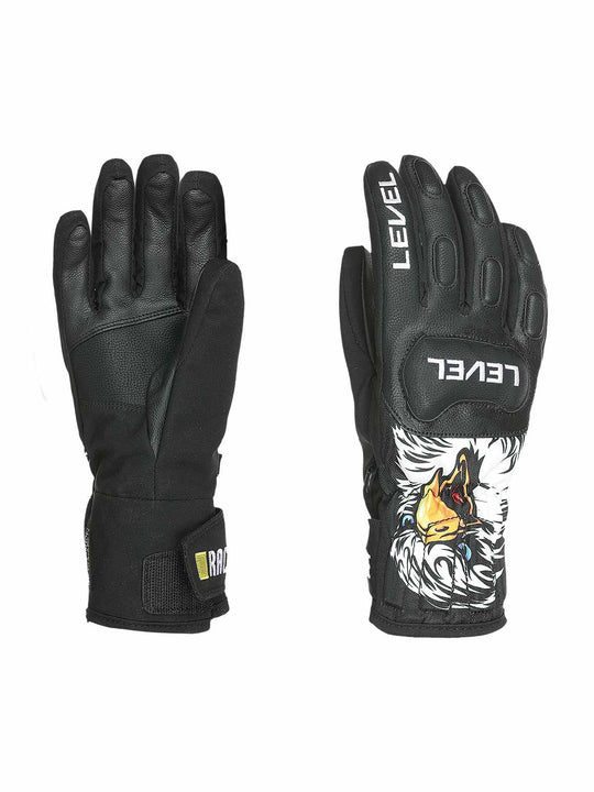 Rękawice narciarskie LEVEL Race JR PK Black
