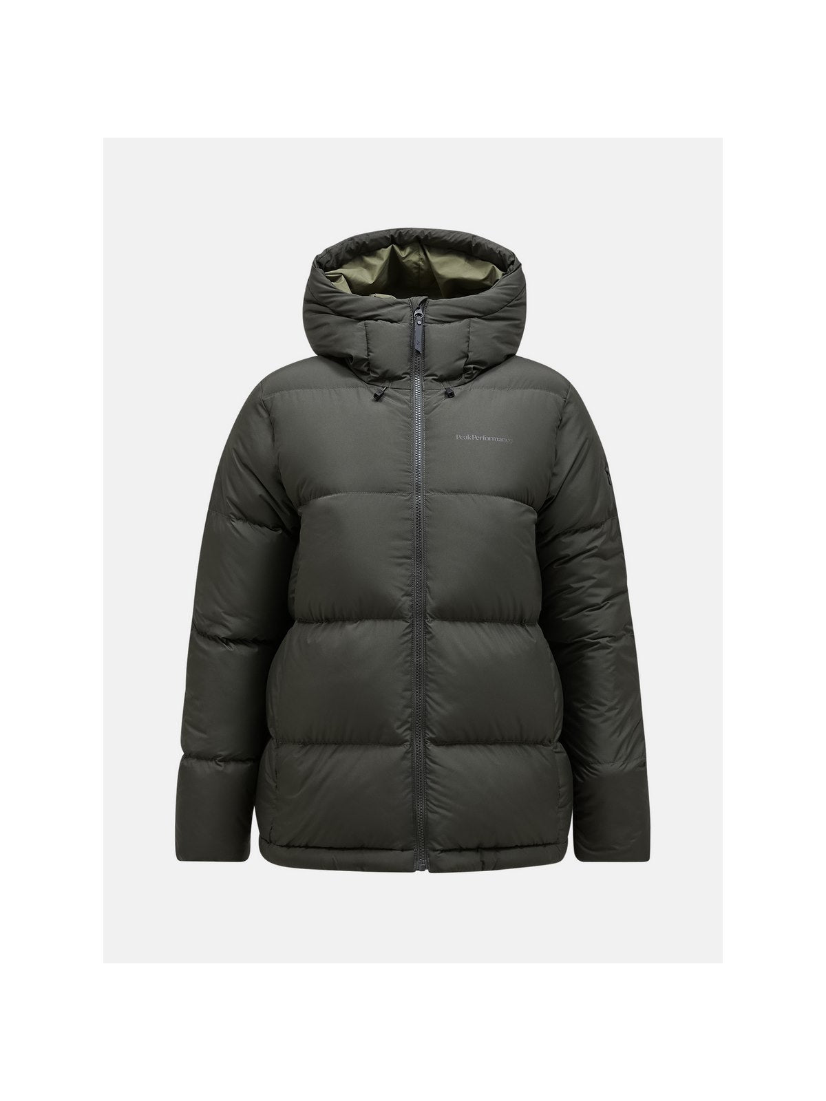 Kurtka puchowa Peak Performance W Rivel Puffer zielony - narciarska - Adventure Sports