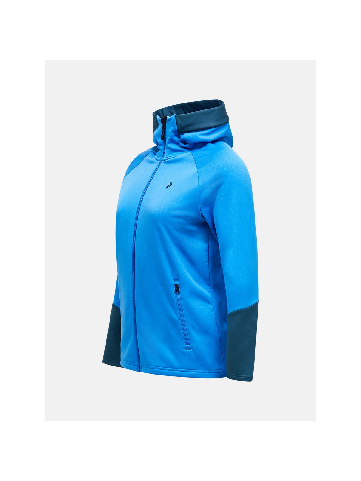 Bluza PEAK PERFORMANCE W Rider Essentials Zip Hood niebieski