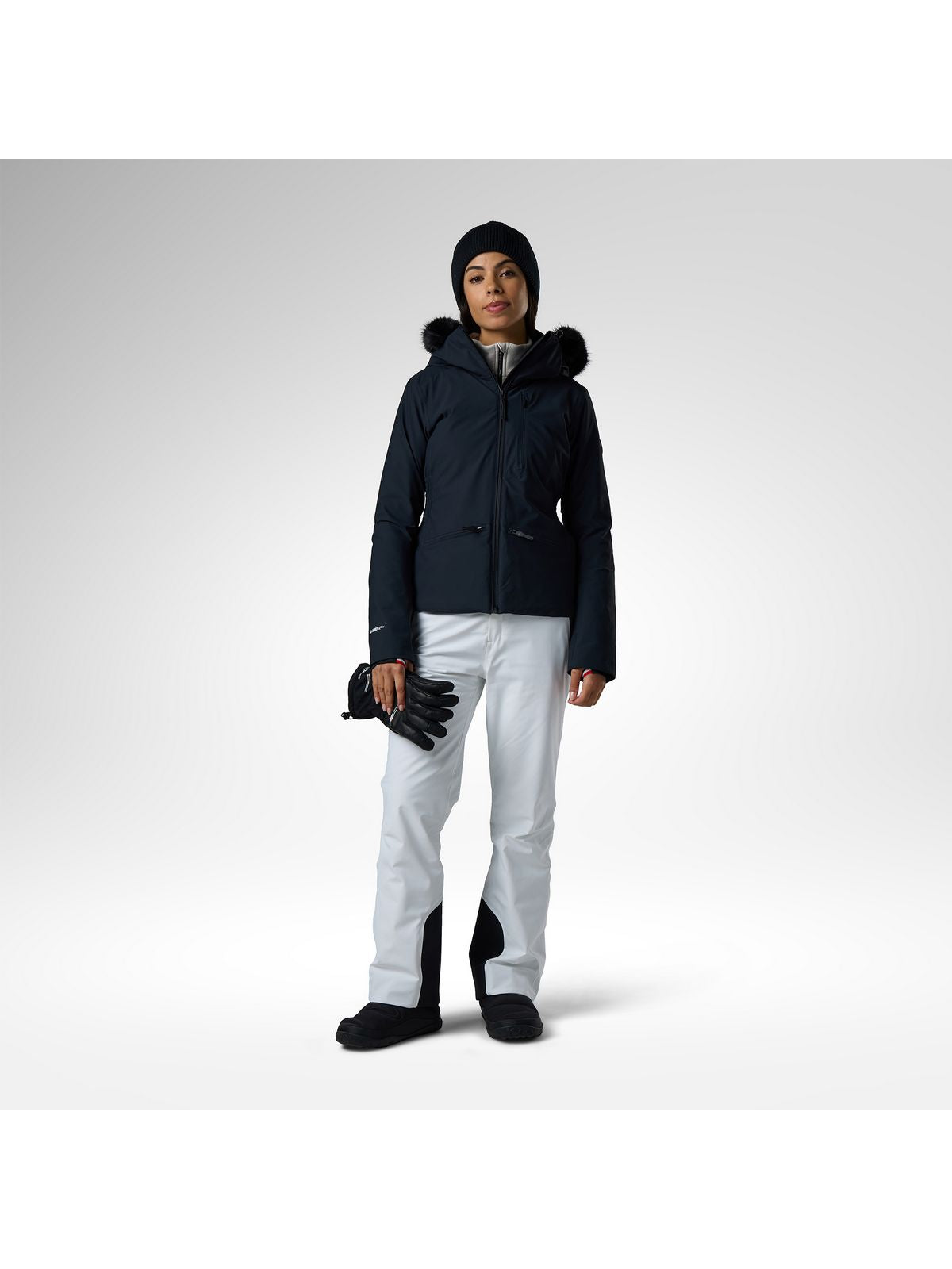 Kurtka narciarska damska ROSSIGNOL W Snowdazzle Insulated Ski Jkt czarna