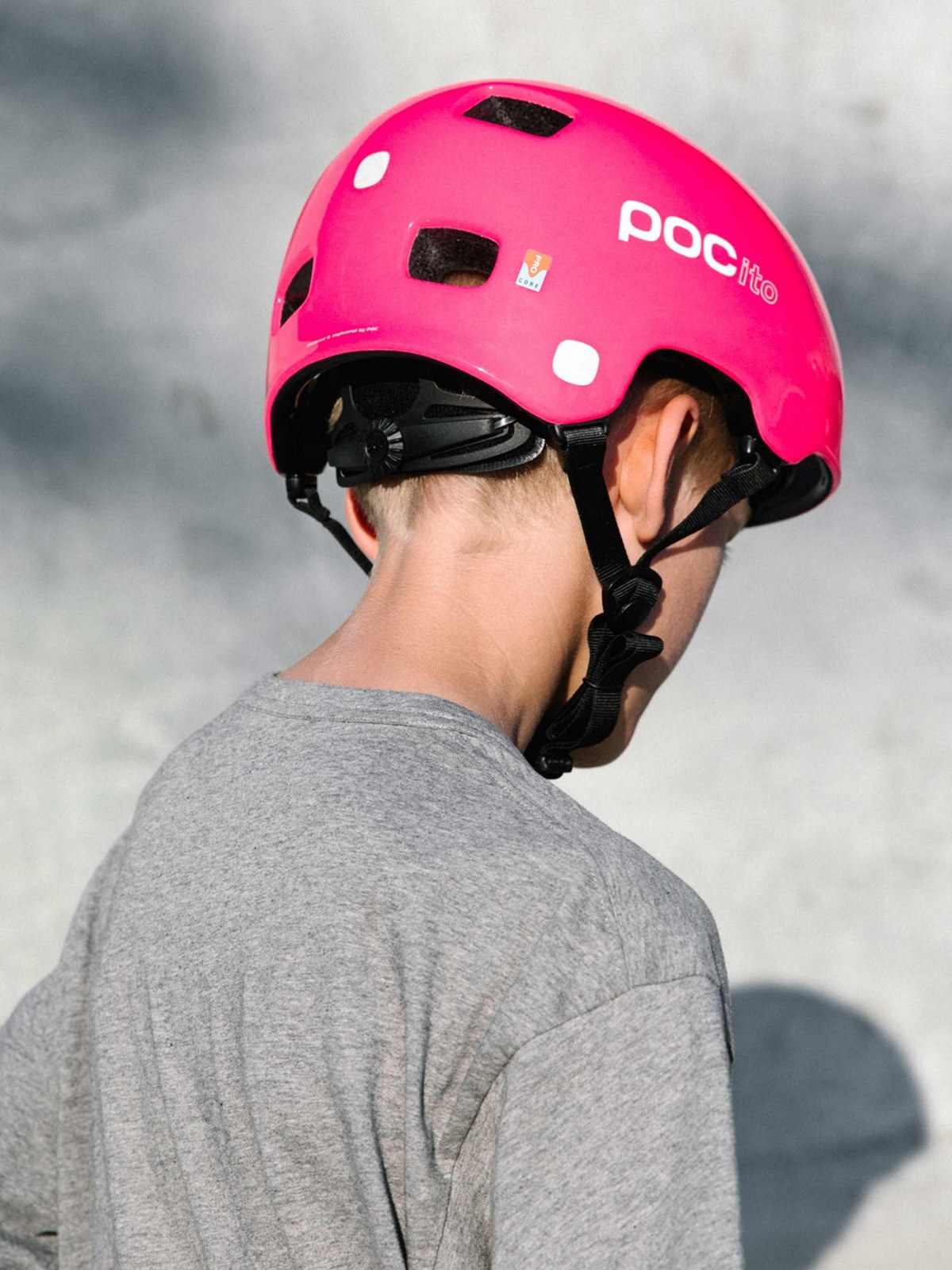 Kask rowerowy juniorski POCITO CRANE MIPS - różowy - Adventure Sports