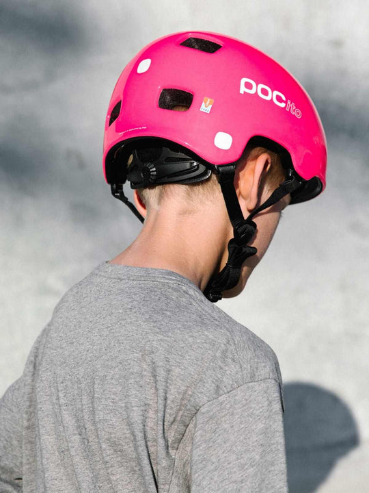 Kask rowerowy juniorski POCITO CRANE MIPS - różowy - Adventure Sports
