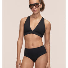 Stanik kąpielowy CASALL V-Neck Crossback Bikini Top kolor czarny
