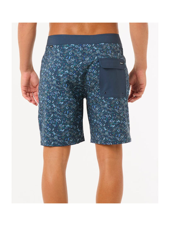 Szorty kąpielowe męskie RIP CURL Mirage Floral Reef granatowe
