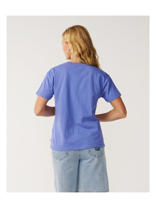 Koszulka damska RIP CURL Surf Puff Party Pack Relaxed granatowa
