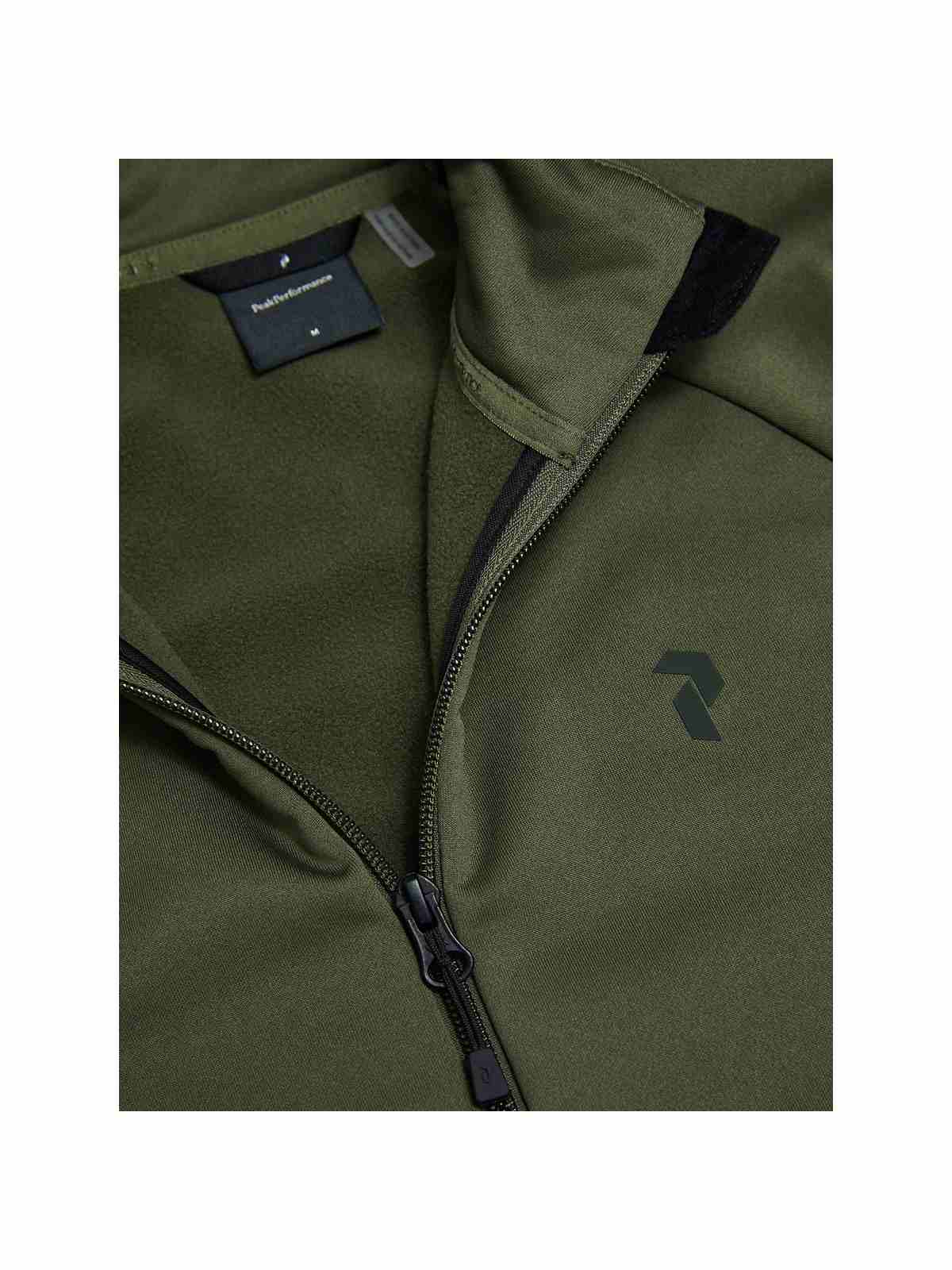Bluza męska PEAK PERFORMANCE Rider Essentials Midlayer Zip Jacket zielona