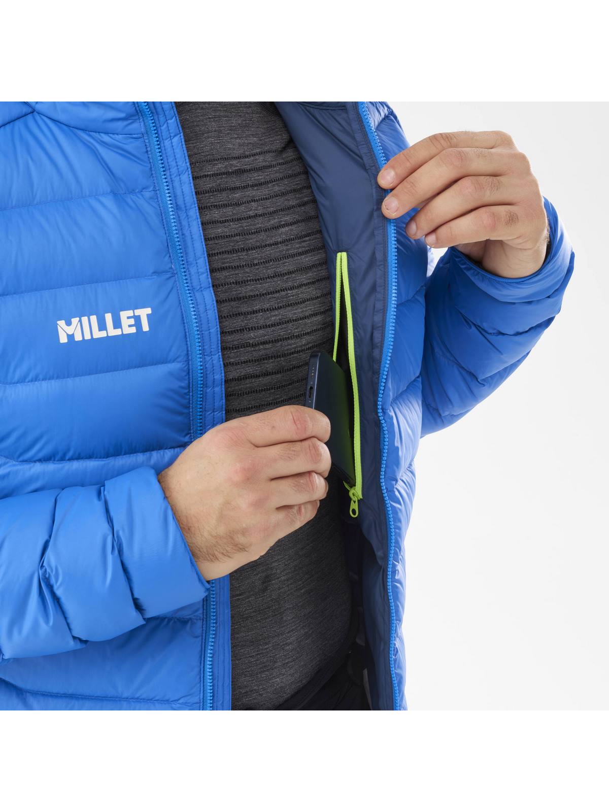 Kurtka MILLET M Kamet Down Hoodie Niebieski