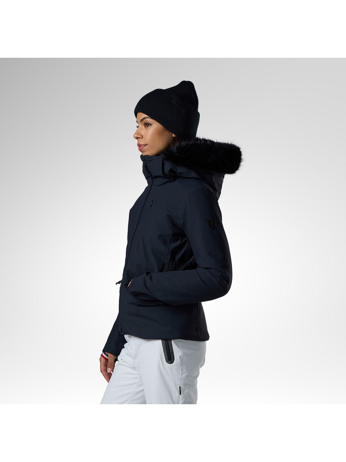 Kurtka narciarska damska ROSSIGNOL W Snowdazzle Insulated Ski Jkt czarna