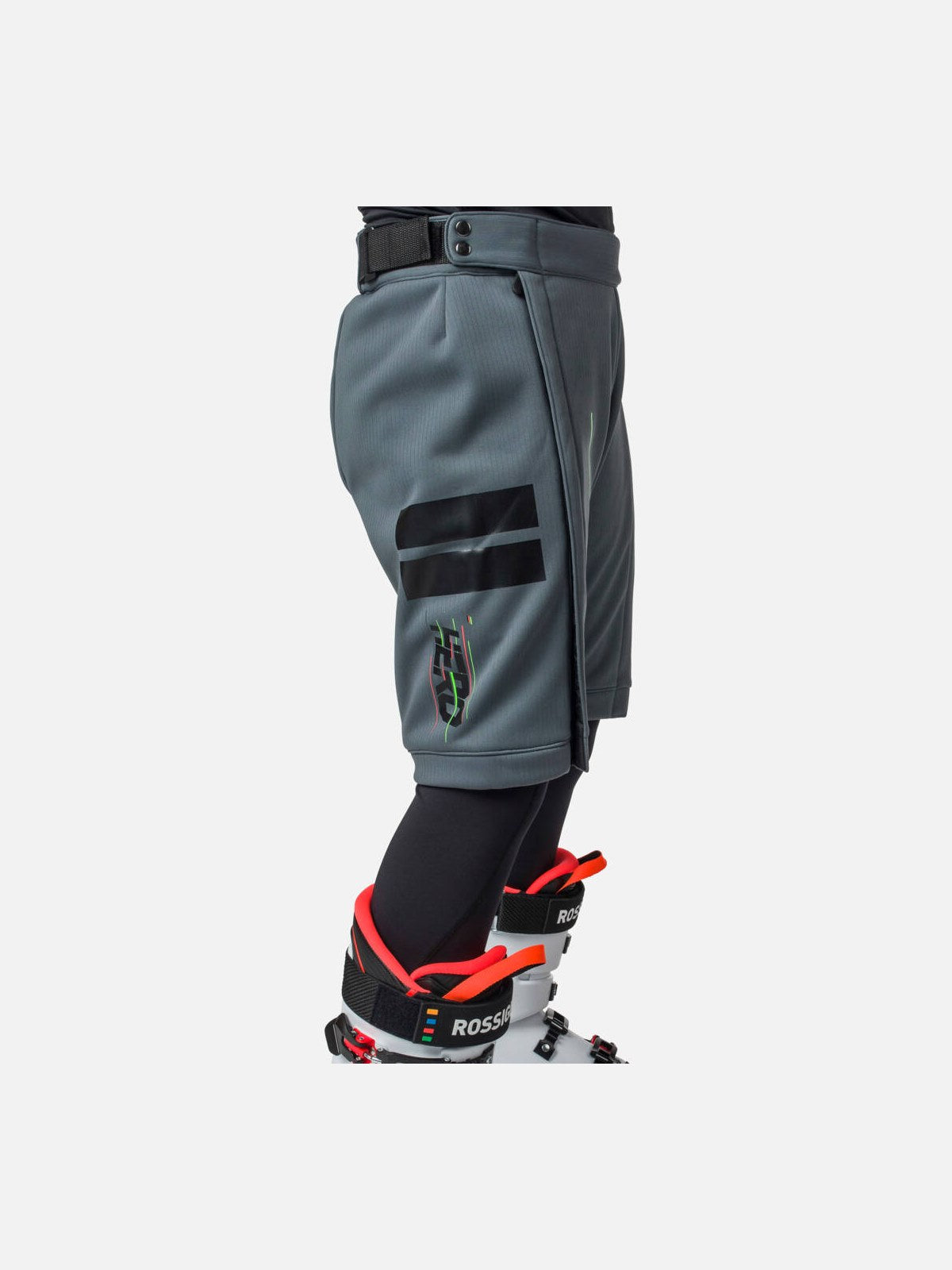 Szorty narciarskie ROSSIGNOL Racing Short Junior - szary