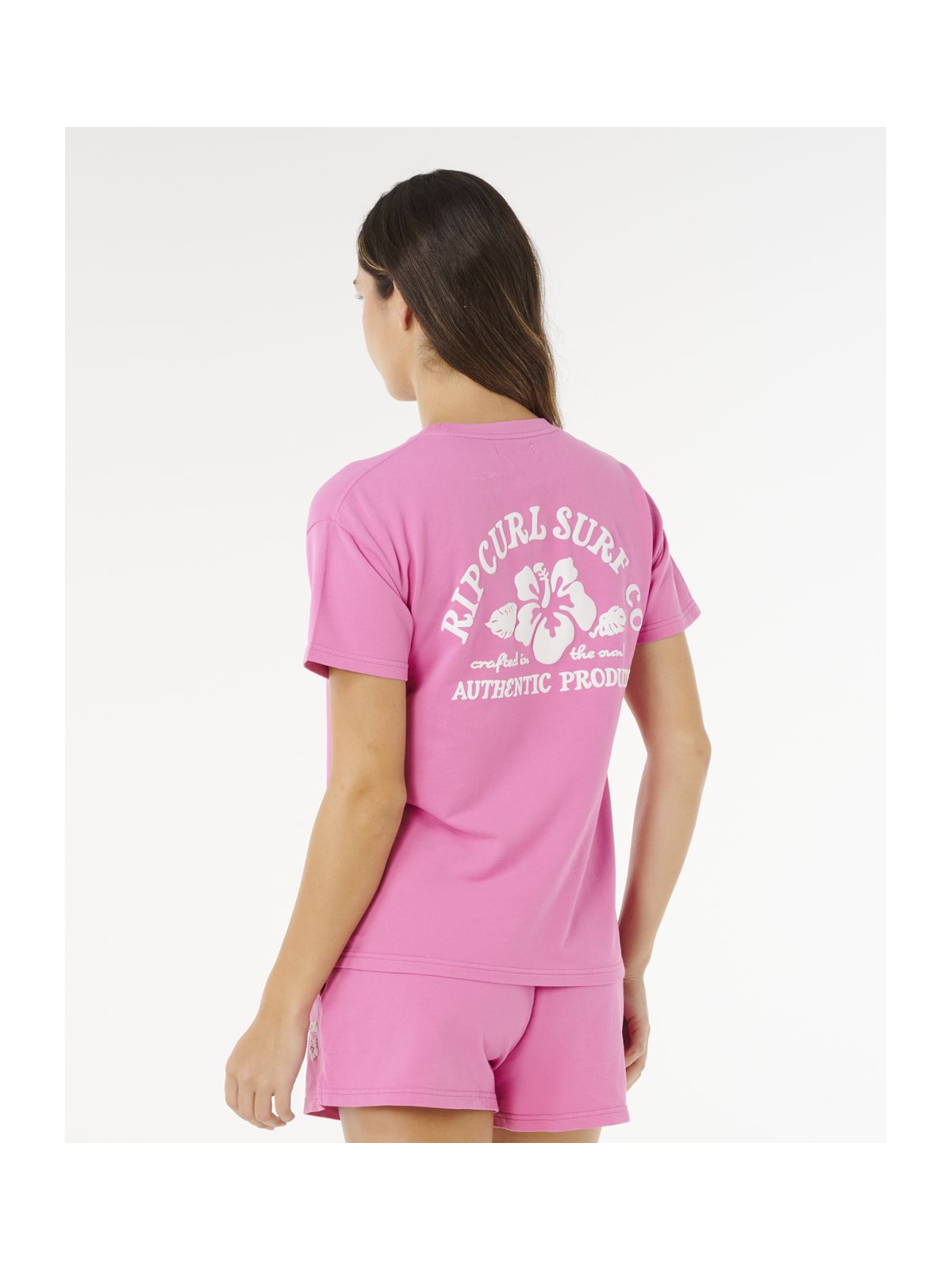 Koszulka damska RIP CURL Surf Puff Party Pack Relaxed różowa