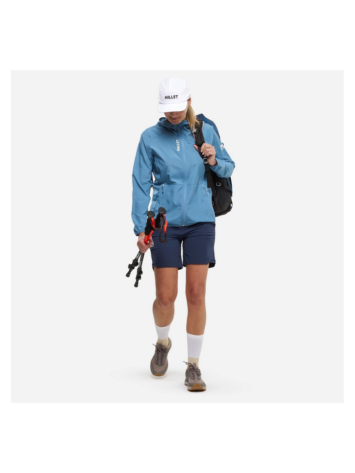 Kurtka damska MILLET Parmelan Windbreaker Hoodie W niebieska