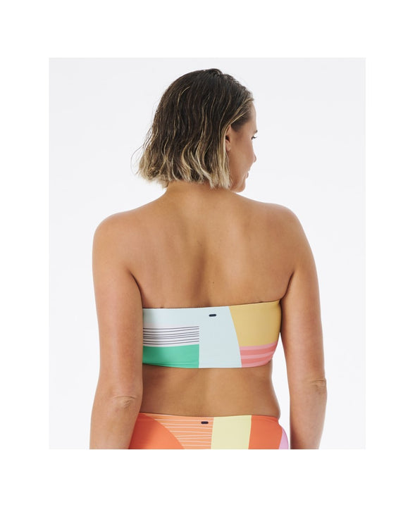 Biustonosz kąpielowy RIP CURL Day Break Long Line Bandeau multi
