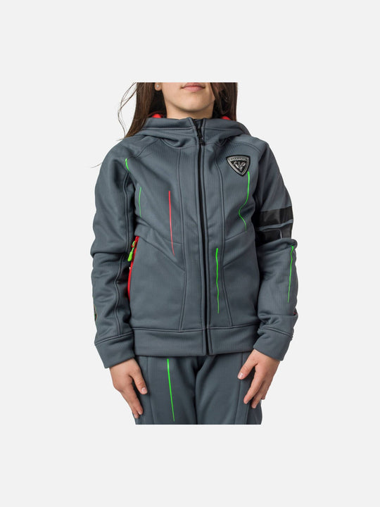 Kurtka softshell ROSSIGNOL Racing Jacket Junior - szary
