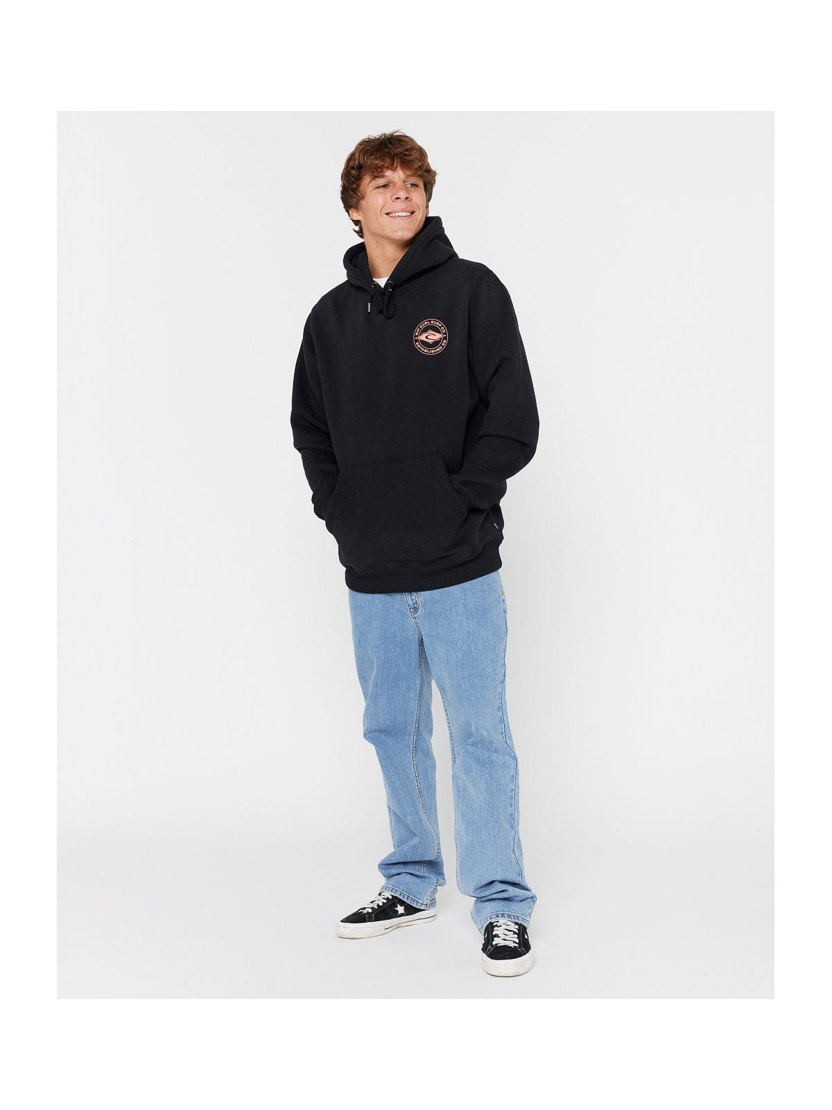 Bluza RIP CURL STAPLE HOOD czarna