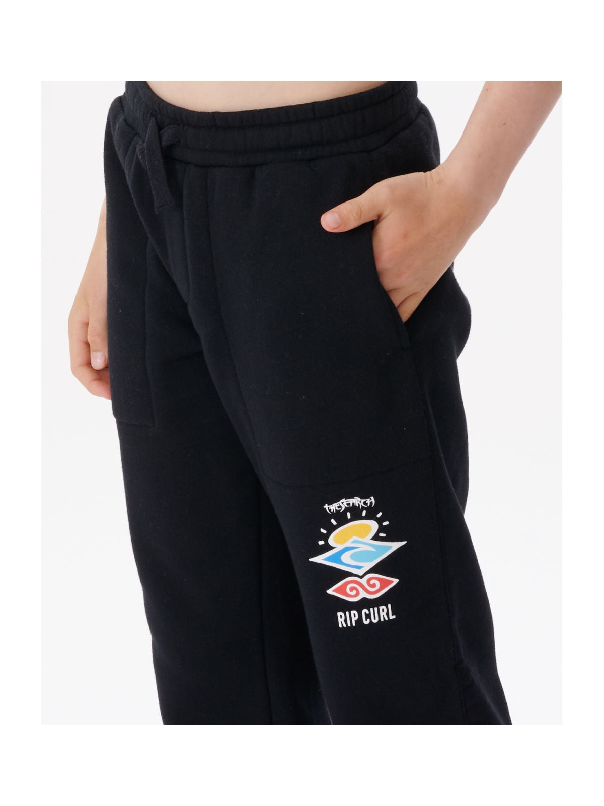 Spodnie RIP CURL Icons Of Surf Trackpant-Boy czarny