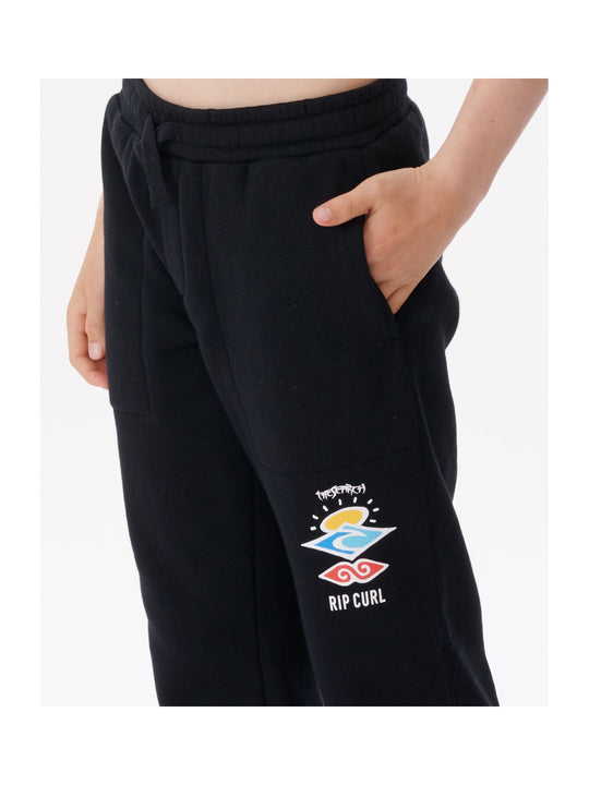 Spodnie RIP CURL Icons Of Surf Trackpant-Boy czarny
