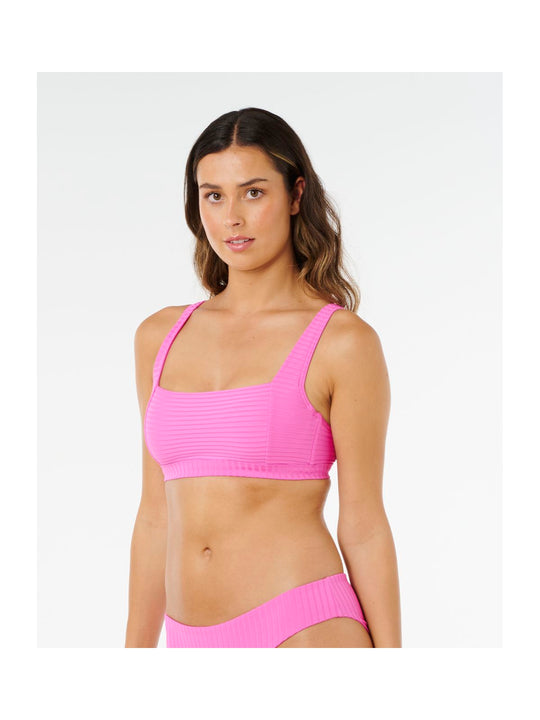 Stanik damski RIP CURL Premium Surf D-Dd Crop różowy
