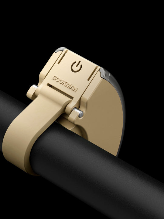 Lampka rowerowa BOOKMAN Curve Front Light 220lm beżowy
