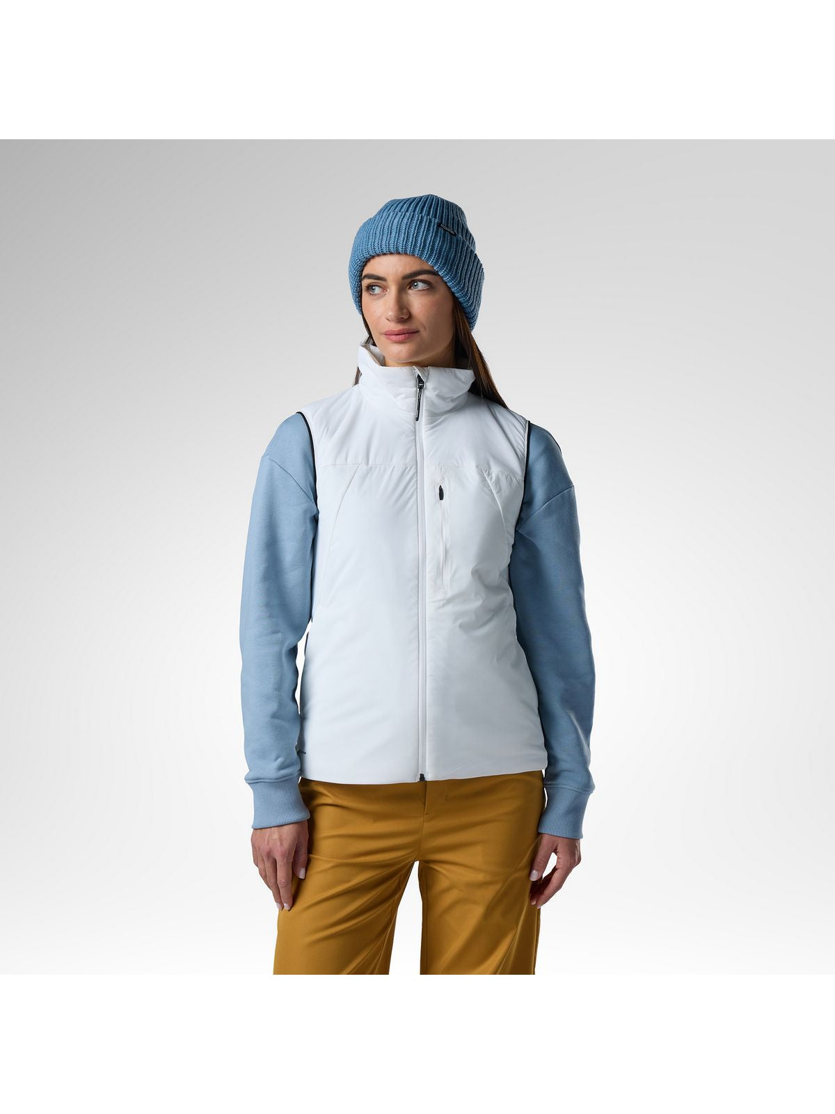 Kamizelka damska ROSSIGNOL W Opside Vest biała