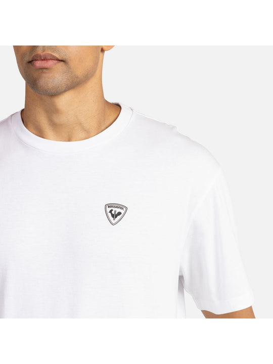 Koszulka męska ROSSIGNOL Traye Tee biały - Adventure Sports
