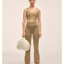 Spodnie damskie CASALL Sublime Folded Flare Pants kolor brązowy
